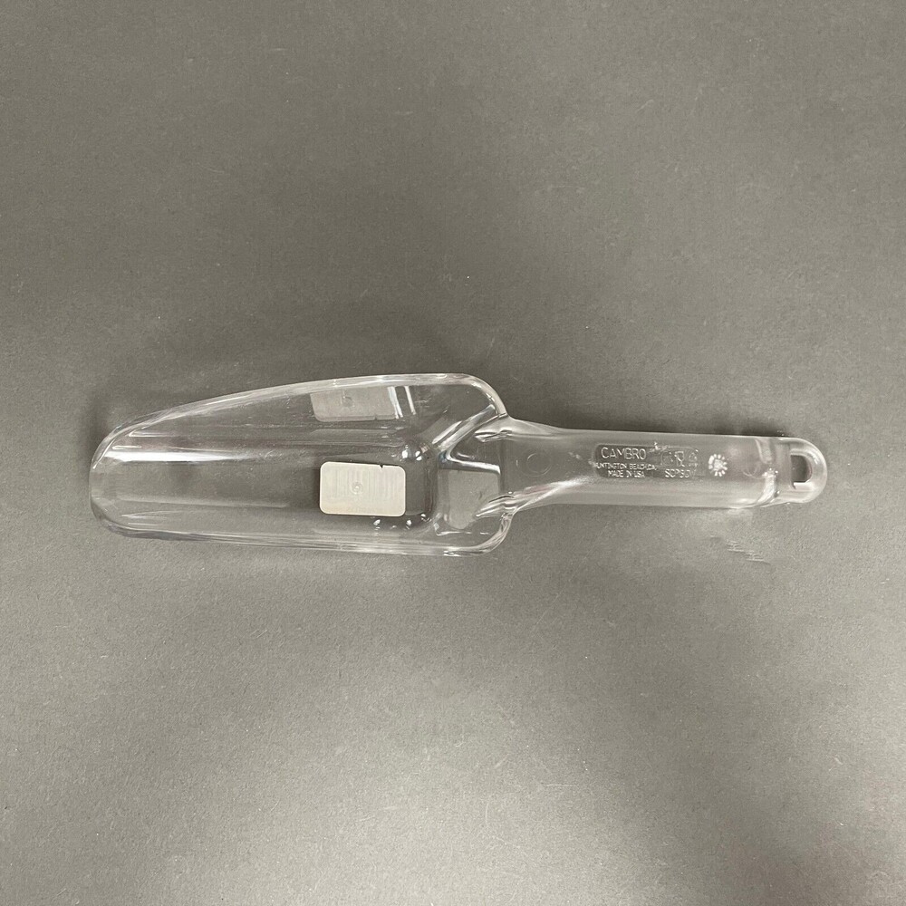 Cambro Acrylic Clear Plastic Scoop for Flour Grain SCP6CW 10‎ 3/8"